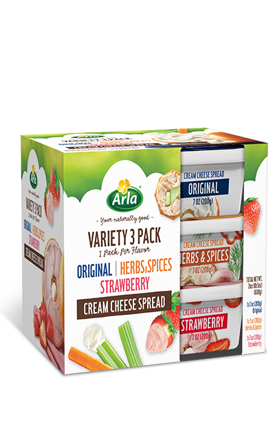 Arla Cream Cheese Variety 3 Pack Cream Cheese Arla Us